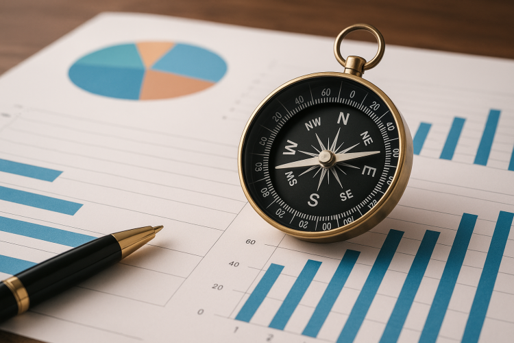 direction for charitable giving compass image