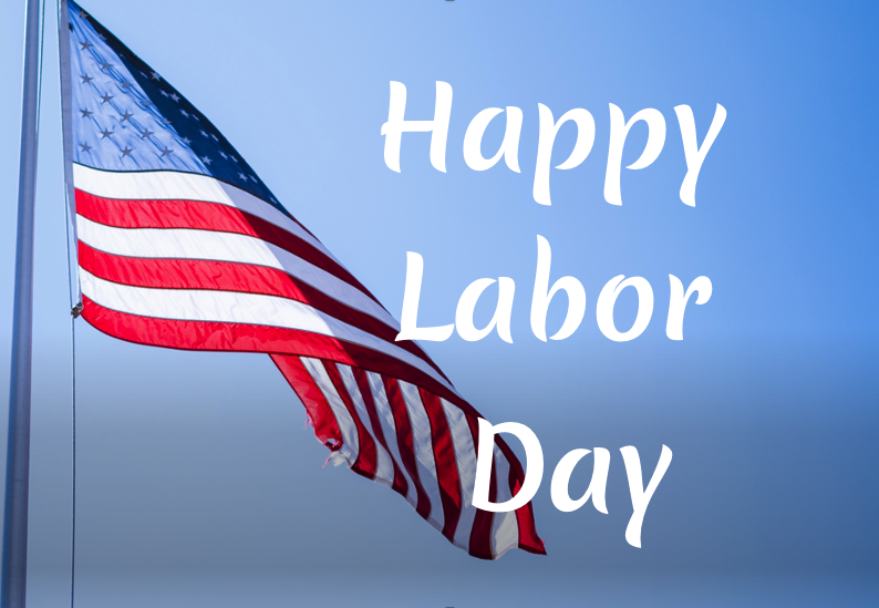 Happy Labor Day Flag