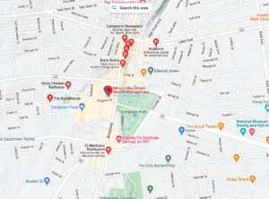 Map Saratoga Springs