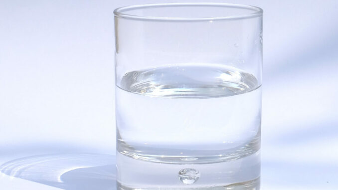 Glass Half Half empty or half full
