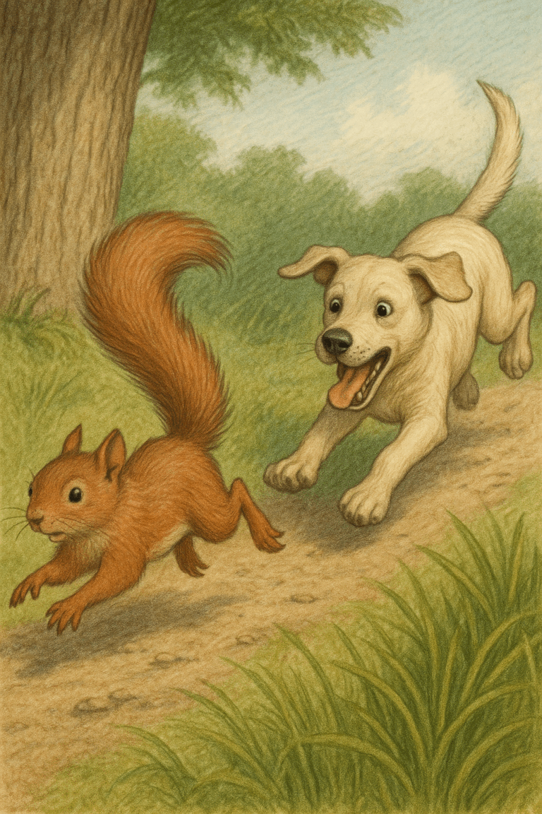 Chasing Squirrels image