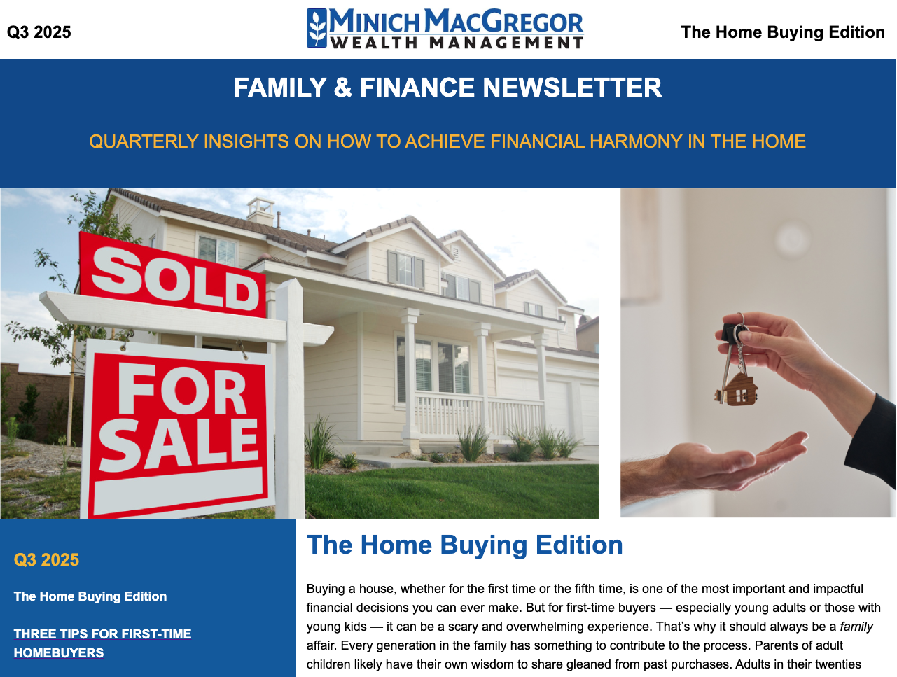 Family Advisor Newsletter image