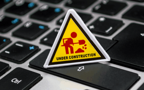 client portal site under construction